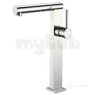 Francis Pegler Brassware -  Pegler Yorkshire Konik Tall Basin Mixer Cp