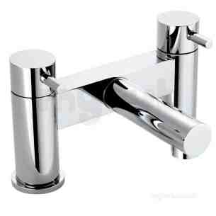 Francis Pegler Brassware -  Pegler Yorkshire Konik Two Tap Holes Deck Bath Filler Cp