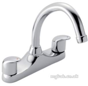 Pegler Luxury Bathroom Brassware -  Pegler Yorkshire Haze 4g4011 Dc Dmt Sink Mixer