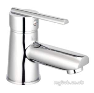 Pegler Luxury Bathroom Brassware -  Pulsar Sl Mini Mono Basin Cw Flip Waste