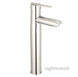 Pegler Luxury Bathroom Brassware -  Pulsar Tall Mono Basin Mix Cw Flip Waste