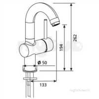 Francis Pegler Brassware -  Pegler Yorkshire Adorn Monobloc Bath Filler