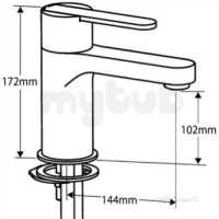 Francis Pegler Brassware -  Pegler Yorkshire Strata Monobloc Bath Filler