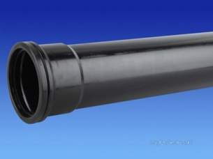 Osma Above Ground Drainage -  4s044b Black Osma 4m 110mm S/s Pipe