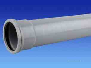 Osma Above Ground Drainage -  6s044g Grey Osma 4m 150mm S/s Pipe