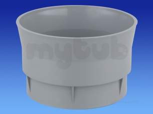 Osma Above Ground Drainage -  6s300g Grey Osma Weathering Collar 150mm