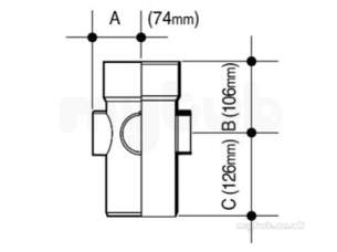 Osma Above Ground Drainage -  4s585g Grey Osma Boss Pipe 4 4s585 G