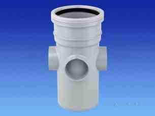 Osma Above Ground Drainage -  6s589g Grey Osma 150mm Boss Pipe Spigot