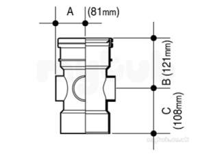 Osma Above Ground Drainage -  4s590b Black Osma S/sw Bossed Pipe Plain