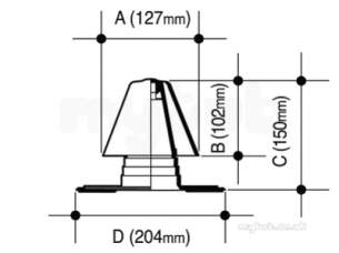 Osma Above Ground Drainage -  4s700w Osma Breather Vent 4s700 W