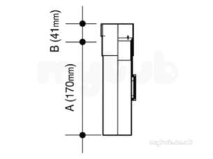 Osma Above Ground Drainage -  4t855w White Osma 2 1/4 Inch Access Pipe