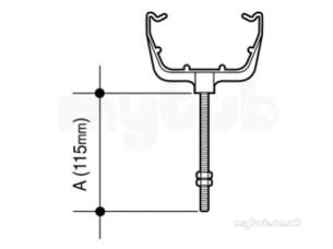 Osma Above Ground Drainage -  4t894w White Osma 4 Inch Bow And Pin Sq Line