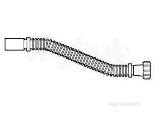 Osma Above Ground Drainage -  Osma 32mm Flex Conn 450mm Long 4v901-w