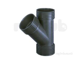Twinwall Pipe and Fittings -  500mm D/s Junction-45 Deg 500tw500x45