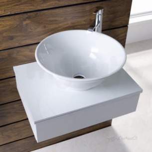 Eastbrook Sanitary Ware -  Eastbrook Barbro Sit On Basin 460 51.033