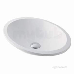 Eastbrook Sanitary Ware -  Pat Inset Basin Basin 500x369 White 51.034