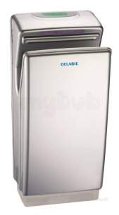 Delabie Accessories and Miscellaneous -  Delabie Speedjet Automatic Hand Dryer With Pulsed Air Grey Metal