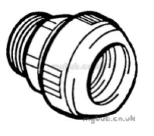 Hep2O Underfloor Heating Pipe and Fittings -  Hep20 3/4 Inch X 22mm T/f Male Sckt Adpt Hx29