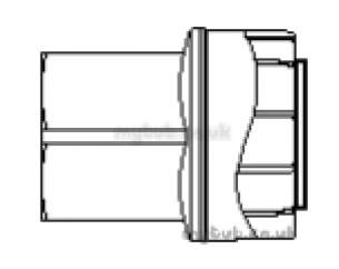 Underfloor Heating Manifolds and Ancillaries -  28mm X 1 Inch Polyplumb Fbsp Adaptor 10