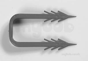 Underfloor Heating Manifolds and Ancillaries -  Polypipe Pipe Clips Per 250 Pack