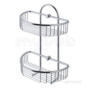 Eastbrook Accessories -  Double Basket 275x155x310 Chrome 52.205