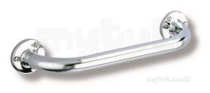 Delabie Grab and Hand Rails -  Delabie Eco Grab Bar 25 L300 Polished Stainless Steel