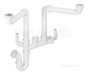 Mcalpine Waste traps overflow -  Mcalpine Ssk2 Spacesaver Sink Kit