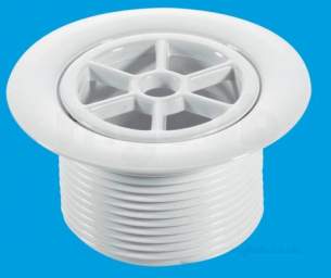 Mcalpine Waste traps overflow -  Mcalpine Stw70wh Shower Trap Flange White