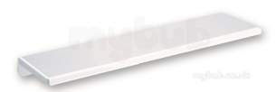 Delabie Accessories and Miscellaneous -  Delabie Wall Shelf 120x450 White Epoxy