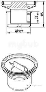 Removable Water Trap Ind 562.002.000 S