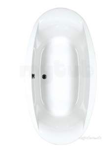 Eastbrook Baths -  57.0021 Celsius 1900 X 1000 Oval Bath Wh