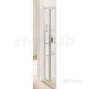 Eastbrook Showers -  Volente 300mm Inline Pnl And Shelf Slv