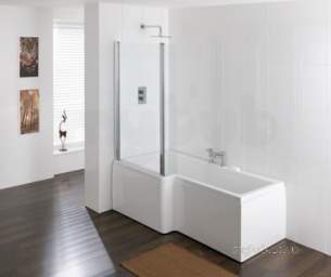 Eastbrook Showers -  Quantum Screen Silver 58.4000