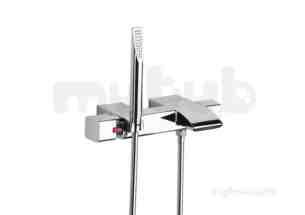 Roca Brassware -  Thesis W/m Bath Shower Mixer Inc Kit Chrome