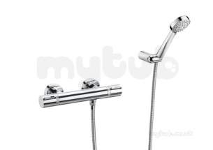 Roca Brassware -  T1000 Wall Mounted Shower Mixer Chrome