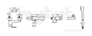 Roca Brassware -  Monodin-n Wall Mounted Shower Mxr Chrome