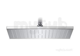 Roca Brassware -  Rainsense 360mmx240mm Rect Shwr Head Chr