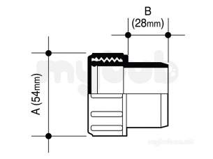 Osma Above Ground Drainage -  5m292b Black Osma 40mm Access Plug