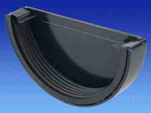 Osma Above Ground Drainage -  5t511b 5 Inch Black Stopend External