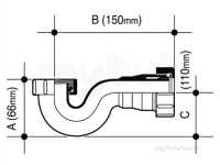 Osma Above Ground Drainage -  Osma 5v806w White 11/2xs-s Bath P Trap