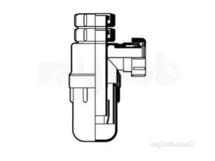 Osma Above Ground Drainage -  Osma 40mm Adj Bottle Trap 75mm 5v808-w