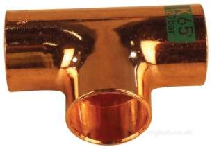 K65 Acr Fittings -  Conex K65 K65 Copper X Copper Equal Tee 3/8 Inch