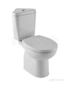 Eastbrook Sanitary Ware -  Lisbon Ii Btw And Corner Pan Soft Close Seat White 64.0025