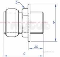 Tectite Classic -  Tect Pro Tx3p Mi Str Connector 22x1/2