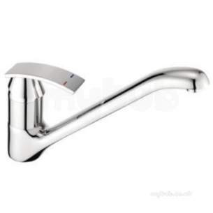 Pegler Luxury Bathroom Brassware -  Rossi 4g4040 Sl Mono Sink Mixer Cast Spt