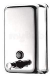 Delabie Dispensers -  Delabie Hypereco Liquid Soap Dispenser 1.2l Polished 304 St Steel