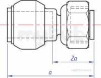 Tectite Classic -  Tect Pro Tx63 Strt Tap Connector 22x3/4