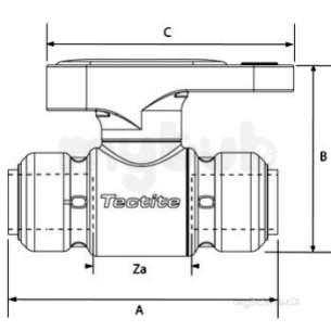 Tectite Classic -  Tectite Tx300 Qt Lever Ball Valve 15