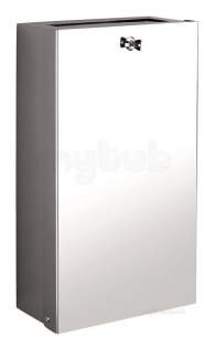 Delabie Accessories and Miscellaneous -  Delabie Wall Mounted Paper Towel Bin Polished Stainless Steel