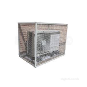 Condensing Unit Blocks and Trays -  Pump House Air Source Heat Pump Guard 1450 X 1450 X 900mm